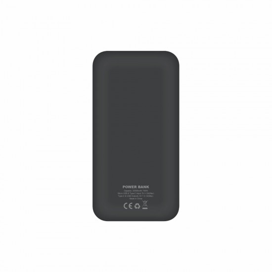 Повербанк Bergamo Vim 20000 mAh чорний - 112BP 