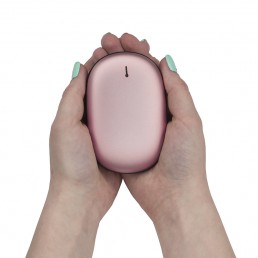 Повербанк з функцією обігріву рук Line Art HandWarmer 8000 mAh рожевий - 8000W-12 Повербанк з функцією обігріву рук Line Art HandWarmer 8000 mAh рожевий - 8000W-12