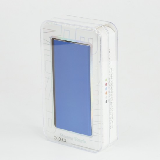 Повербанк з кліпсою Bergamo HitClip 3000 mAh синій - 3009.3