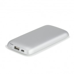 Повербанк Bergamo Bubble Bang 4000 mAh сріблястий - 4012/7 Повербанк Bergamo Bubble Bang 4000 mAh сріблястий - 4012/7