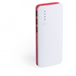 Повербанк Voyager 10000 mAh білий/червоний - V3856-05 Повербанк Voyager 10000 mAh білий/червоний - V3856-05